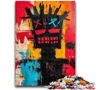 Jigsaw Puzzle 1000 Pieces for Adults Basquiat Style Adult Puzzles,Educational Games Home Decoration Unique Home Decor And Gifts (50x75cm)