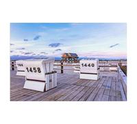 Jigsaw Puzzle 1000 Pieces for Adults，Beach of St. Peter-Ording in the Blue Hour，Unique Suitable for Teenagers and Adults, Home Decoration（50x70cm）-AG33