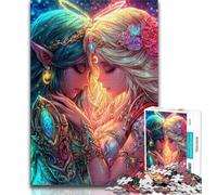 Jigsaw Puzzle 1000 Pieces for Adults Beautiful Anime Girl 1000 Pieces for Teenagers,Challenging Family Activity Games DIY Toy for Home Wall Decor Gifts 38x26cm