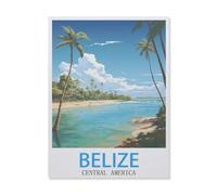 Jigsaw Puzzle 1000 Pieces for Adults，Belize Central America，Teens Boys Girls Puzzles Difficult Thick Sturdy Pieces Challenging Puzzle for Party Games（50x70cm）-FH8