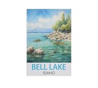 Jigsaw Puzzle 1000 Pieces for Adults，Bell Lake Idaho，Teens Boys Girls Puzzles Premium Quality Fun Family Challenging Puzzles for Birthday（26x38cm）-FV10