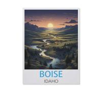 Jigsaw Puzzle 1000 Pieces for Adults，Boise Idaho，Large Puzzle Game Artwork for Adults Teens, Family Decorations, Unique Puzzle Gift（38x52cm）-FN3