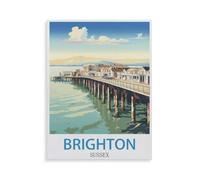 Jigsaw Puzzle 1000 Pieces for Adults,Brighton East Sussex,Large Puzzle Game Artwork for Adults Teens(50x70cm)-GY78