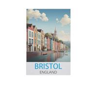 Jigsaw Puzzle 1000 Pieces for Adults，Bristol England，Unique Suitable for Teenagers and Adults, Home Decoration（38x26cm）-AM47
