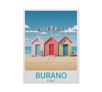 Jigsaw Puzzle 1000 Pieces for Adults,Burano Italy,Teens Boys Girls Puzzles Difficult Challenging Puzzle for Party Games Kids Family Friends(50x70cm)-EY45