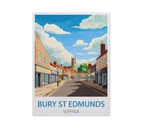 Jigsaw Puzzle 1000 Pieces for Adults，Bury St Edmunds Suffolk，Teens Boys Girls Puzzles Difficult Thick Sturdy Pieces Challenging Puzzle for Party Games（50x70cm）-FA89