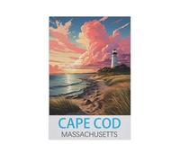 Jigsaw Puzzle 1000 Pieces for Adults,Cape Cod Massachusetts,Teens Boys Girls Puzzles Difficult Challenging Puzzle for Party Games Kids Family Friends(38x26cm)-FQ65