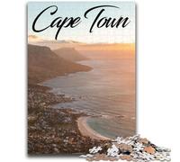 Jigsaw Puzzle 1000 Pieces for Adults Cape Town 1000 Pieces for Adults,Brain Intelligence Challenge Addictive Toys for Home Decoration (26x38cm)