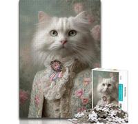 Jigsaw Puzzle 1000 Pieces for Adults Cat from An Aristocratic Family 1000 Pieces for Teenagers,Challenging Family Activity Games DIY Toy for Home Wall Decor Gifts 75x50cm