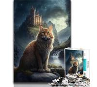Jigsaw Puzzle 1000 Pieces for Adults Cats on Alien Planet Adult Puzzles,Challenging Family Activity Games DIY Toy for Home Wall Decor Gifts (size 75x50cm)