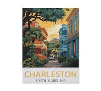 Jigsaw Puzzle 1000 Pieces for Adults,Charleston South Carolina,Kids Teens Large Families Puzzle Game(38x26cm)-EI94