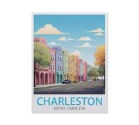 Jigsaw Puzzle 1000 Pieces for Adults,Charleston South Carolina,Unique Suitable for Teenagers and Adults, Home Decoration(50x70cm)-AX82