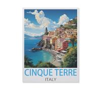 Jigsaw Puzzle 1000 Pieces for Adults，Cinque Terre Italy，Large Puzzle Game Artwork for Adults Teens（50x70cm）-FM99