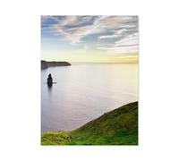 Jigsaw Puzzle 1000 Pieces for Adults，Cliffs of Moher at atmospheric sunset, Ireland，Large Puzzle Game Artwork for Adults Teens（50x70cm）-C18