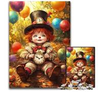 Jigsaw Puzzle 1000 Pieces for Adults Clown Baby Wooden Puzzles Gift DIY Fun Suitable for Home Living Room Office Decoration 50X75CM
