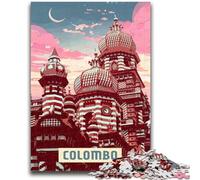 Jigsaw Puzzle 1000 Pieces for Adults Colombo 1000 Pieces for Adults,Family Educational Games Home Decoration Gift (26x38cm)