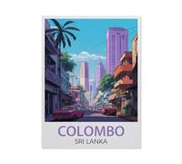 Jigsaw Puzzle 1000 Pieces for Adults，Colombo Sri Lanka，Teens Boys Girls Puzzles Difficult Challenging Puzzle for Party Games Kids Family Friends（50x70cm）-EW87