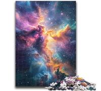 Jigsaw Puzzle 1000 Pieces for Adults Color Galaxy Teenager Puzzles,Quiz Game Wall Decoration Unique Birthday And Xmas Gifts (26x38cm)
