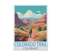 Jigsaw Puzzle 1000 Pieces for Adults，Colorado Trail Colorado，Large Puzzle Game Artwork for Adults Teens（38x52cm）-FM59