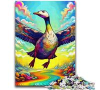 Jigsaw Puzzle 1000 Pieces for Adults Colorful Art Ducks 1000 Pieces for Adults,Brain Intelligence Challenge Addictive Toys for Home Decoration (26x38cm)