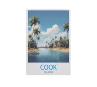 Jigsaw Puzzle 1000 Pieces for Adults,Cook Islands,Teens Boys Girls Puzzles Difficult Thick Sturdy Pieces Challenging Puzzle for Party Games(50x70cm)-H91