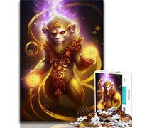 Jigsaw Puzzle 1000 Pieces for Adults Cosmic Monkey Adult Puzzles,Challenging Family Activity Games DIY Toy for Home Wall Decor Gifts (size 75x50cm)