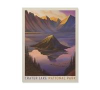 Jigsaw Puzzle 1000 Pieces for Adults，Crater Lake National Park，Teens Boys Girls Puzzles Premium Quality Fun Family Challenging Puzzles for Birthday（38x26cm）-HO30