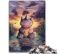 Jigsaw Puzzle 1000 Pieces for Adults Cute Dinosaur Adult Puzzles,Educational Games Home Decoration Unique Home Decor And Gifts (50x75cm)