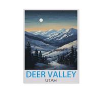 Jigsaw Puzzle 1000 Pieces for Adults,Deer Valley Utah,Paper Puzzle - Unique Suitable for Teenagers and Adults(50x70cm)-HA1