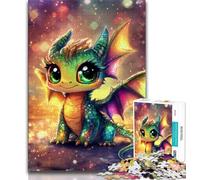 Jigsaw Puzzle 1000 Pieces for Adults Dragon Baby Adult Jigsaw,learning Educational for Is Ideal As A Gift for The Whole Family 26x38cm