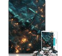 Jigsaw Puzzle 1000 Pieces for Adults Dream Fighter Teenager Jigsaw,Educational Stress Relief Toy Great Gifts And Toys 38x26cm