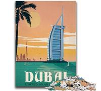 Jigsaw Puzzle 1000 Pieces for Adults Dubai 1000 Pieces for Teenagers,Enhance Love between Couples for Ages 14+ (26x38cm)