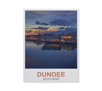 Jigsaw Puzzle 1000 Pieces for Adults，Dundee Scotland，Teens Boys Girls Puzzles Difficult Challenging Puzzle for Party Games Kids Family Friends（50x70cm）-FA87