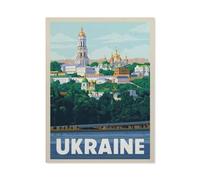 Jigsaw Puzzle 1000 Pieces for Adults,Europe Ukraine Poster,Kids Teens Large Families Puzzle Game(75x50cm)-BL74