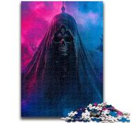 Jigsaw Puzzle 1000 Pieces for Adults Evil Skeleton 1000 Pieces for Teenagers,Challenging Family Activity Games DIY Toy for Home Wall Decor Gifts (26x38cm)