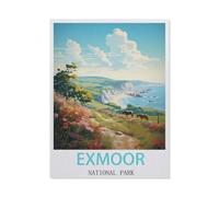 Jigsaw Puzzle 1000 Pieces for Adults,Exmoor National Park,Large Puzzle Game Artwork for Adults Teens, Family Decorations, Unique Puzzle Gift(38x26cm)-DJ40