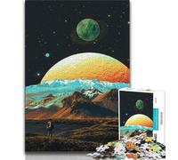 Jigsaw Puzzle 1000 Pieces for Adults Exploring The Cosmos 1000 Pieces for Adults,Brain Intelligence Challenge Addictive Toys for Home Decoration 38x26cm