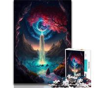 Jigsaw Puzzle 1000 Pieces for Adults Fantasy Castle Adult Puzzles,Challenging Family Activity Games DIY Toy for Home Wall Decor Gifts (size 75x50cm)