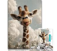 Jigsaw Puzzle 1000 Pieces for Adults Fantasy Giraffe 1000 Pieces for Teenagers,Challenging Family Activity Games DIY Toy for Home Wall Decor Gifts 75x50cm