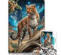 Jigsaw Puzzle 1000 Pieces for Adults Fantasy Leopard 1000 Pieces for Teenagers,Birthday Present, Gifts, Wall Art for Age 14 Years Up (size 38x26cm)