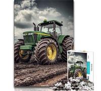 Jigsaw Puzzle 1000 Pieces for Adults Farm Implement Tractor 1000 Pieces for Adults,Challenging Game for The Whole for Women, Gifts for Men (size 75x50cm)