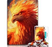 Jigsaw Puzzle 1000 Pieces for Adults Fire And Lightning Beautiful Eagle Adult Puzzles,Challenging Family Activity Games DIY Toy for Home Wall Decor Gifts (size 38x26cm)