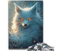 Jigsaw Puzzle 1000 Pieces for Adults Fox Art Jigsaw,Stress Reliever Staycation Kill Time Parent-child Interaction (26x38cm)