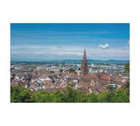 Jigsaw Puzzle 1000 Pieces for Adults，Freiburg Panorama，Teens Boys Girls Puzzles Difficult Thick Sturdy Pieces Challenging Puzzle for Party Games（38x26cm）-Z48