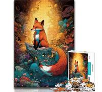 Jigsaw Puzzle 1000 Pieces for Adults Friendly Fox 1000 Pieces for Teenagers,is Ideal As Gifts for The Whole Family Suitable for And 14 (size 38x26cm)