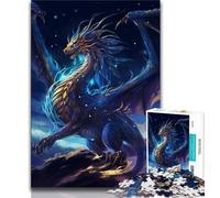 Jigsaw Puzzle 1000 Pieces for Adults Galaxy Dragon Adult Puzzles,Challenging Family Activity Games DIY Toy for Home Wall Decor Gifts (size 75x50cm)