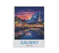 Jigsaw Puzzle 1000 Pieces for Adults,Galway Ireland,Teens Boys Girls Puzzles Difficult Challenging Puzzle for Party Games Kids Family Friends(50x70cm)-GW86