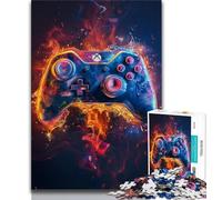 Jigsaw Puzzle 1000 Pieces for Adults Gaming Controller Colorful Adult Jigsaw,learning Educational for Is Ideal As A Gift for The Whole Family 26x38cm