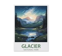 Jigsaw Puzzle 1000 Pieces for Adults，Glacier National Park，Paper Puzzle - Unique Suitable for Teenagers and Adults（38x52CM）-R46