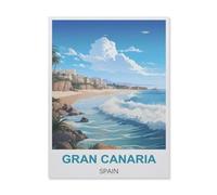 Jigsaw Puzzle 1000 Pieces for Adults，Gran Canaria Spain，Kids Teens Large Families Puzzle Game（75x50cm）-B79